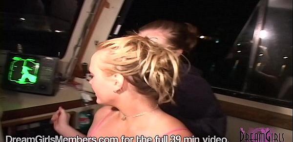  Wild Spring Breakers Do A Striptease On A Night Cruise